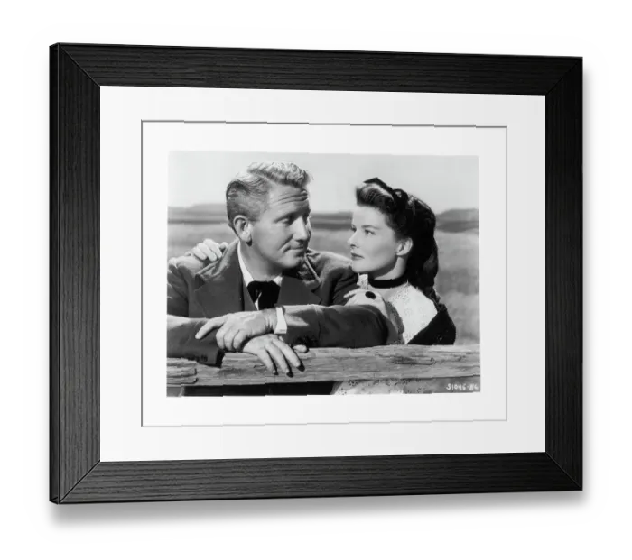 Framed Print : Spencer Tracy And Katharine Hepburn In Sea Of Grass Framed Print : Spencer Tracy And Katharine Hepburn In Sea Of Grass
