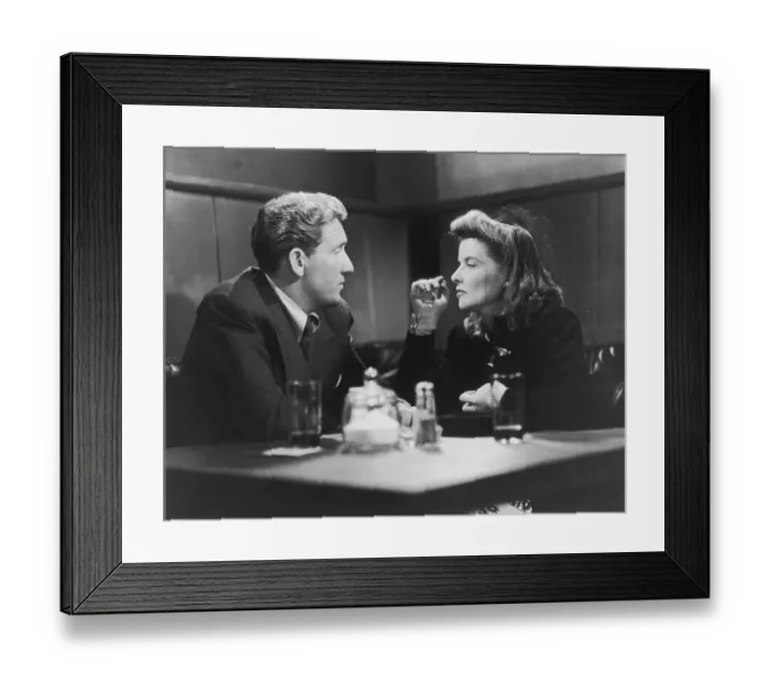 Framed Print : Tracy And Hepburn