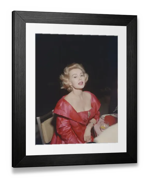 Framed Print : Zsa Zsa Gabor Framed Print : Zsa Zsa Gabor