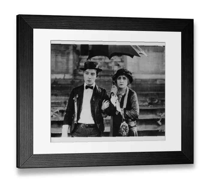 Framed Print : Buster Keaton Framed Print : Buster Keaton