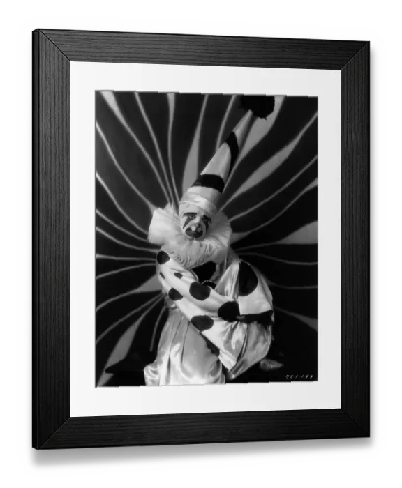 Framed Print : Cinema Clown Framed Print : Cinema Clown