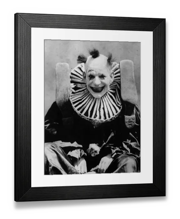 Framed Print : Clown Smile Framed Print : Clown Smile