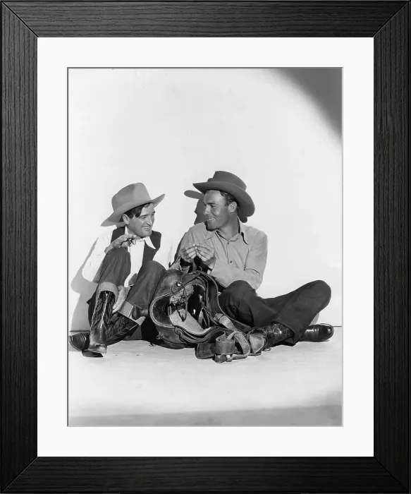 Framed Print : Lone Cowboy