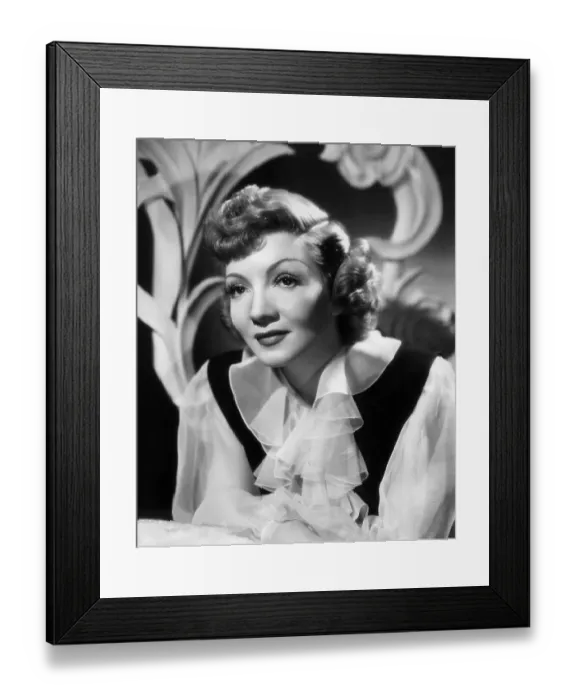 Framed Print : Claudette Colbert Framed Print : Claudette Colbert