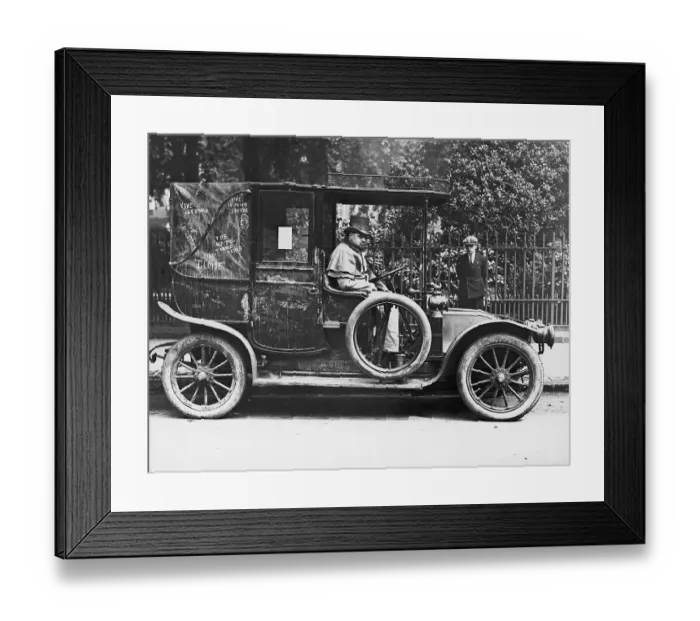 Framed Print : Charron Taxi Cab Framed Print : Charron Taxi Cab