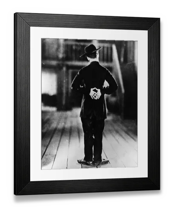 Framed Print : Chaplin's Back