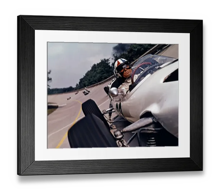 Framed Print : James Garner In Grand Prix Framed Print : James Garner In Grand Prix