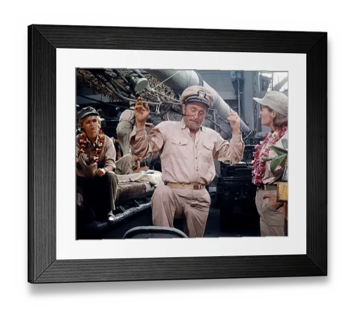 Framed Print : Kirk Douglas In In Harm's Way Framed Print : Kirk Douglas In In Harm's Way
