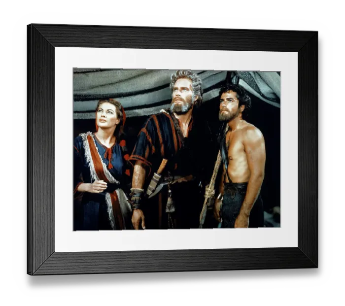 Framed Print : Yvonne De Carlo And Charlton Heston In The Ten Commandments Framed Print : Yvonne De Carlo And Charlton Heston In The Ten Commandments