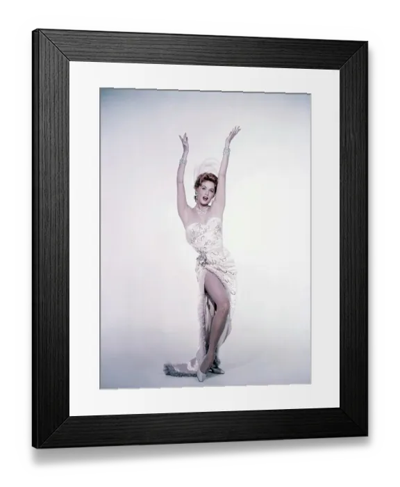 Framed Print : Rhonda Fleming In The Big Circus