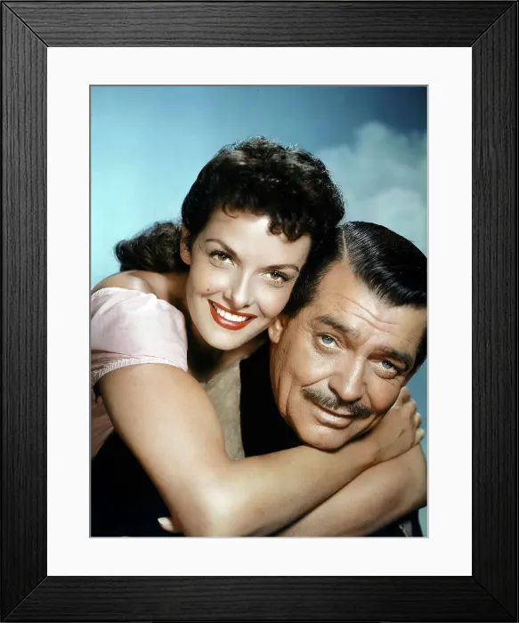 Framed Print : Jane Russell And Clark Gable In The Tall Men Framed Print : Jane Russell And Clark Gable In The Tall Men