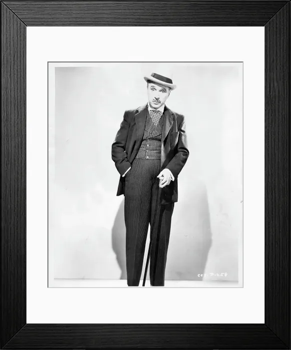 Framed Print : Charles Chaplin In Monsieur Verdoux