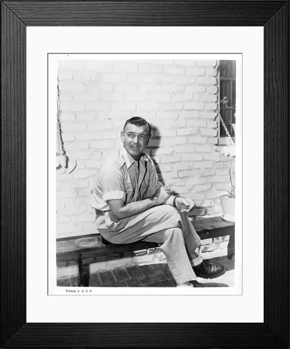 Framed Print : Clark Gable In Mogambo Framed Print : Clark Gable In Mogambo