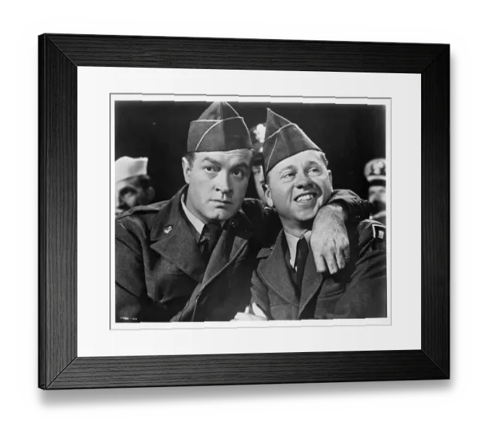 Framed Print : Bob Hope And Mickey Rooney In Off Limits Framed Print : Bob Hope And Mickey Rooney In Off Limits