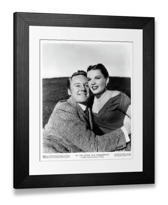 Framed Print : Van Johnson And Judy Garland In In The Good Old Summertime Framed Print : Van Johnson And Judy Garland In In The Good Old Summertime