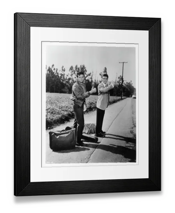 Framed Print : Gary Lockwood And Elvis Presley In It Happened At The World's Fair Framed Print : Gary Lockwood And Elvis Presley In It Happened At The World's Fair