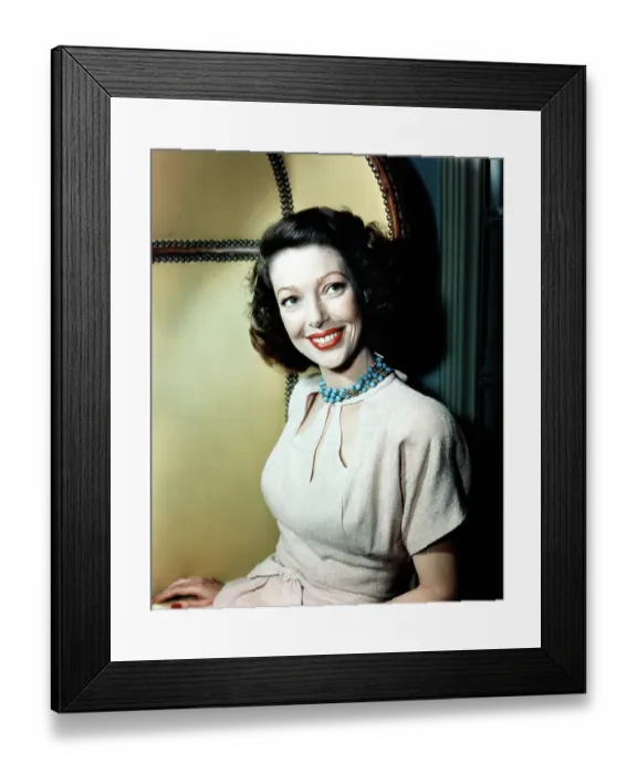 Framed Print : Loretta Young In Paula Framed Print : Loretta Young In Paula