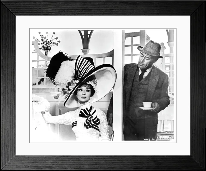 Framed Print : Audrey Hepburn And Rex Harrison In My Fair Lady