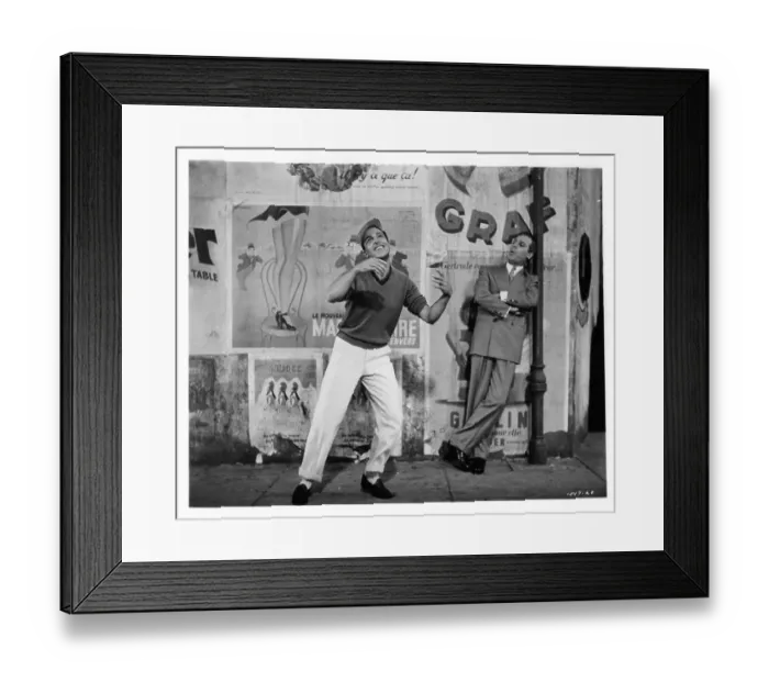Framed Print : Gene Kelly And Georges Guetary In An American In Paris Framed Print : Gene Kelly And Georges Guetary In An American In Paris