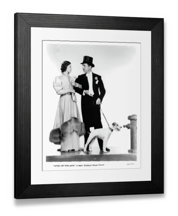 Framed Print : Myrna Loy And William Powell In After The Thin Man Framed Print : Myrna Loy And William Powell In After The Thin Man