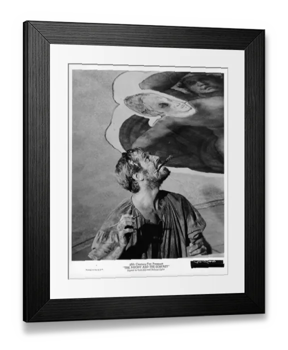Framed Print : Charlton Heston In The Agony And The Ecstasy Framed Print : Charlton Heston In The Agony And The Ecstasy