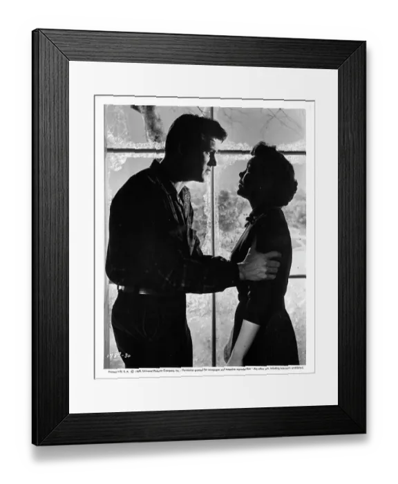 Framed Print : Rock Hudson And Jane Wyman In All That Heaven Allows