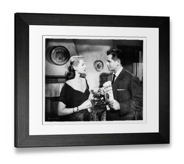 Framed Print : Rita Hayworth And Glenn Ford In Affair In Trinidad Framed Print : Rita Hayworth And Glenn Ford In Affair In Trinidad