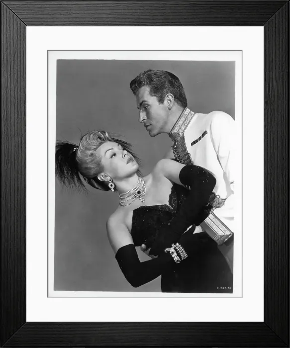 Framed Print : Lana Turner And Fernando Lamas In The Merry Widow