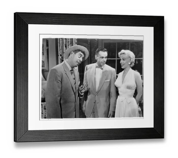 Framed Print : Tom Ewell And Marilyn Monroe In The Seven Year Itch Framed Print : Tom Ewell And Marilyn Monroe In The Seven Year Itch