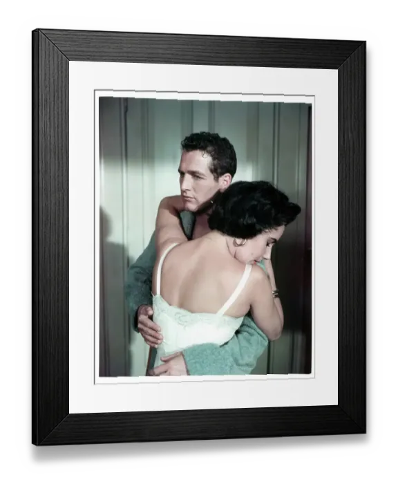 Framed Print : Paul Newman And Elizabeth Taylor In Cat On A Hot Tin Roof Framed Print : Paul Newman And Elizabeth Taylor In Cat On A Hot Tin Roof