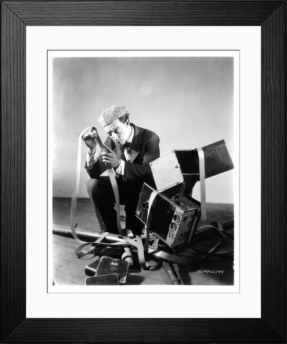 Framed Print : Buster Keaton In The Cameraman Framed Print : Buster Keaton In The Cameraman