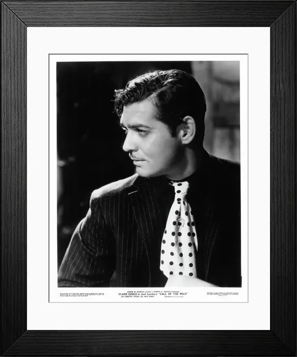 Framed Print : Clark Gable In The Call Of The Wild