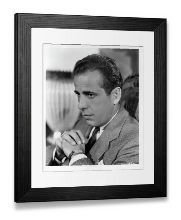 Framed Print : Humphrey Bogart In Two Against The World Framed Print : Humphrey Bogart In Two Against The World