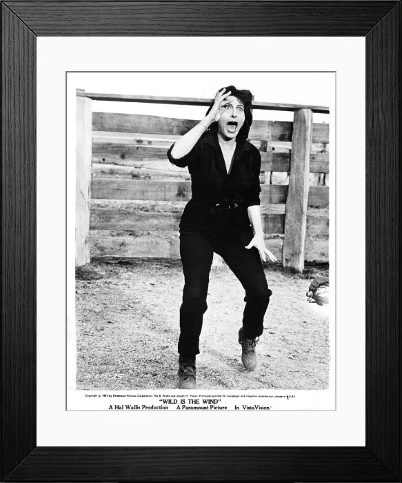 Framed Print : Anna Magnani In Wild Is The Wind Framed Print : Anna Magnani In Wild Is The Wind