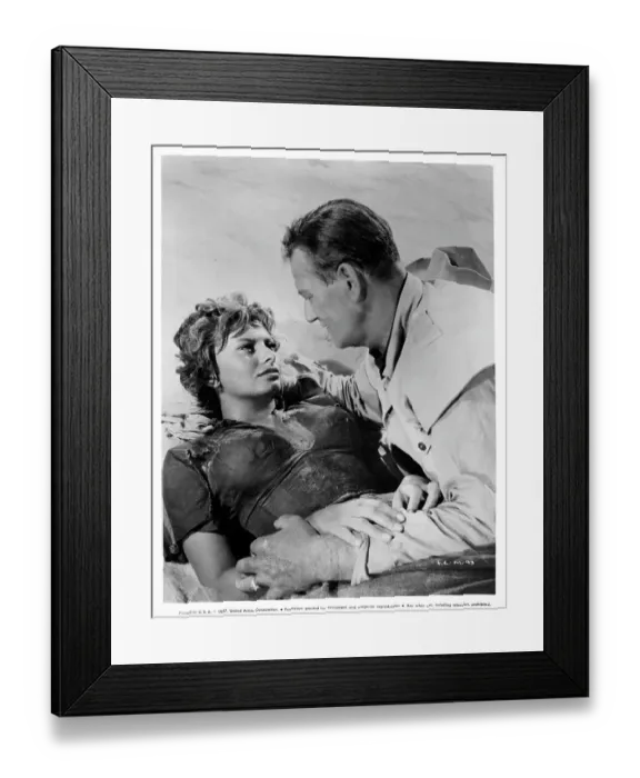 Framed Print : Sophia Loren And John Wayne In Legend Of The Lost Framed Print : Sophia Loren And John Wayne In Legend Of The Lost