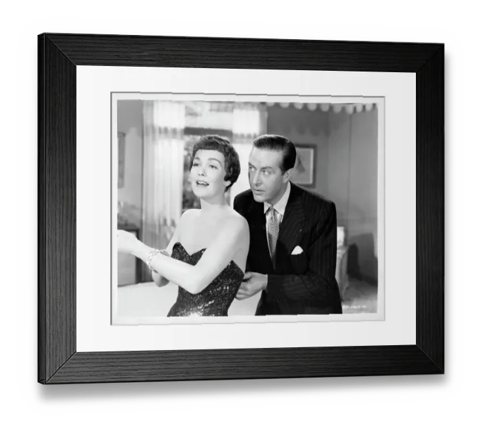 Framed Print : Jane Wyman And Ray Milland In Let's Do It Again Framed Print : Jane Wyman And Ray Milland In Let's Do It Again