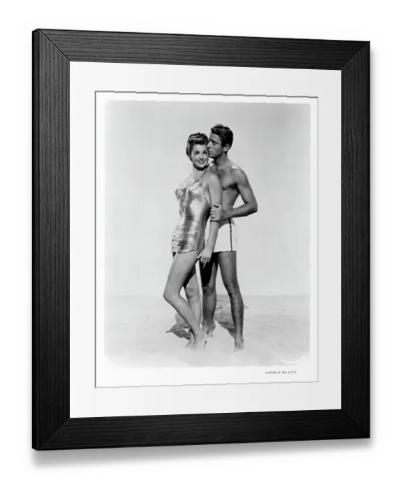 Framed Print : Esther Williams And Peter Lawford In On The Threshold Of Space Framed Print : Esther Williams And Peter Lawford In On The Threshold Of Space