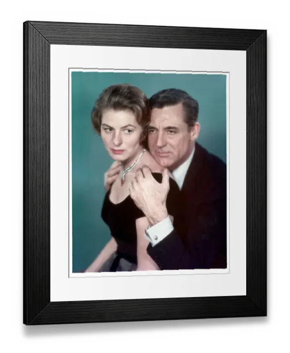 Framed Print : Ingrid Bergman And Cary Grant In Notorious Framed Print : Ingrid Bergman And Cary Grant In Notorious