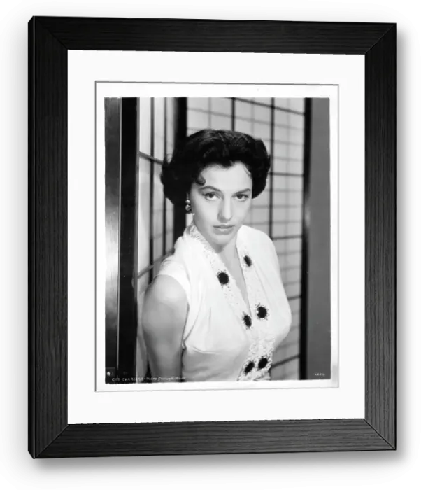 Framed Print : Cyd Charisse In Tension Framed Print : Cyd Charisse In Tension