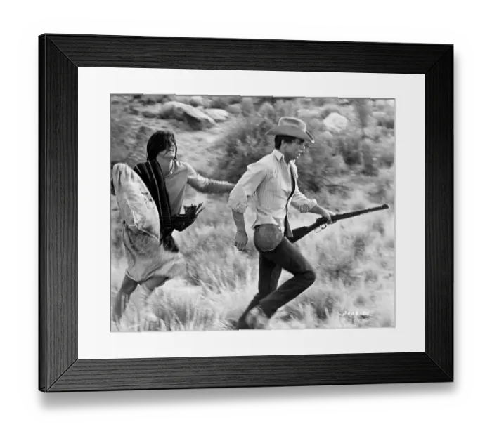 Framed Print : Katharine Ross And Robert Blake In Tell Them Willie Boy Is Here