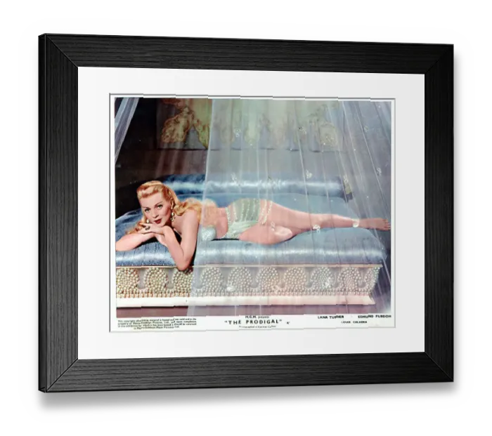 Framed Print : Lana Turner In The Prodigal Framed Print : Lana Turner In The Prodigal