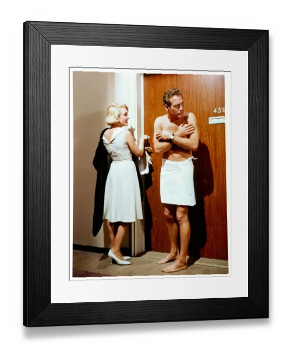 Framed Print : Elke Sommer And Paul Newman In The Prize Framed Print : Elke Sommer And Paul Newman In The Prize