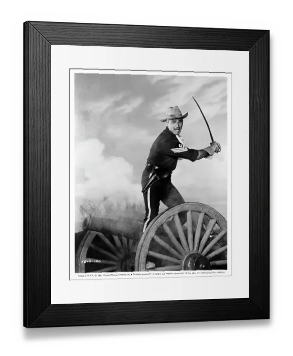 Framed Print : Jeff Chandler In Pillars Of The Sky Framed Print : Jeff Chandler In Pillars Of The Sky