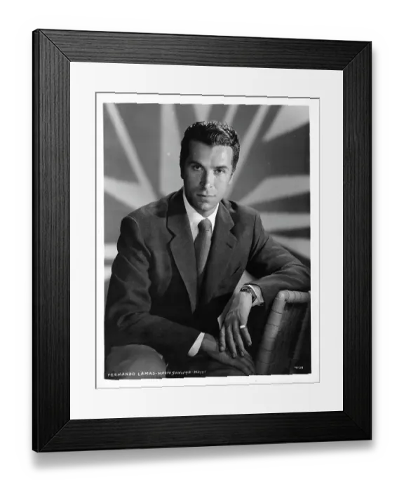 Framed Print : Fernando Lamas Framed Print : Fernando Lamas