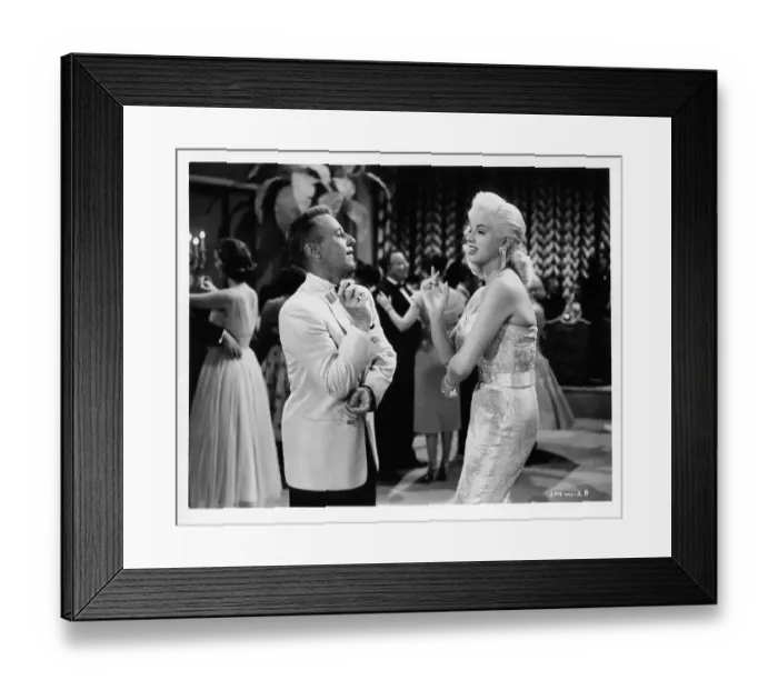 Framed Print : George Gobel And Diana Dors In I Married A Woman