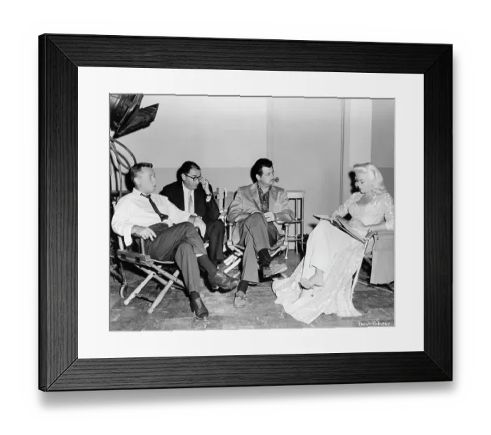Framed Print : George Gobel And Diana Dors In I Married A Woman Framed Print : George Gobel And Diana Dors In I Married A Woman