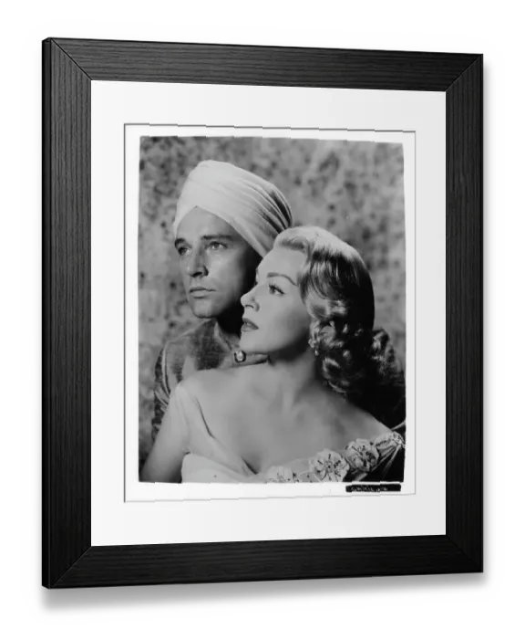 Framed Print : Richard Burton And Lana Turner In The Rains Of Ranchipur Framed Print : Richard Burton And Lana Turner In The Rains Of Ranchipur