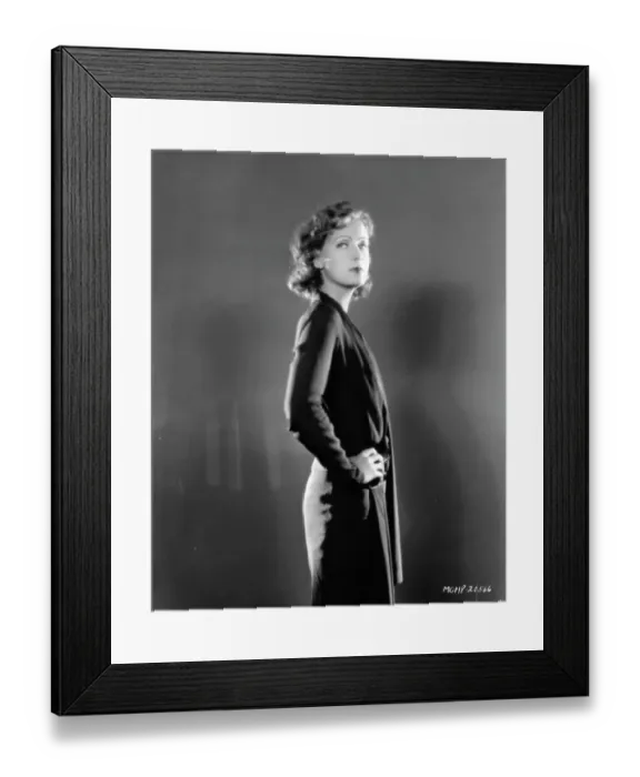 Framed Print : Greta Garbo In The Single Standard Framed Print : Greta Garbo In The Single Standard