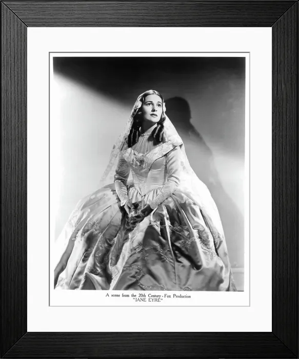 Framed Print : Joan Fontaine In Jane Eyre Framed Print : Joan Fontaine In Jane Eyre