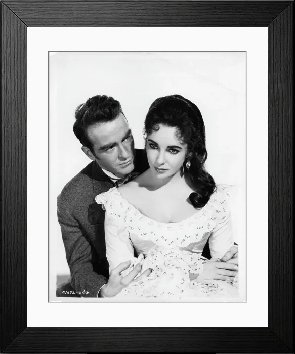 Framed Print : Montgomery Clift And Elizabeth Taylor In Raintree County Framed Print : Montgomery Clift And Elizabeth Taylor In Raintree County